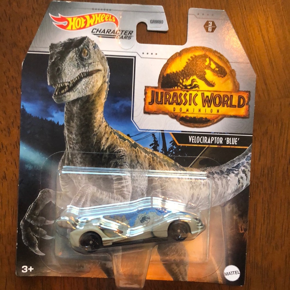 Jurassic World Velociraptor Blue Car